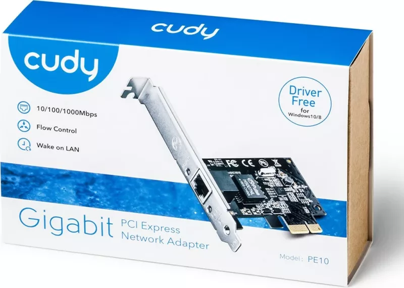 Kartë rrjeti Cudy PE10, PCI Express, Gigabit Ethernet
