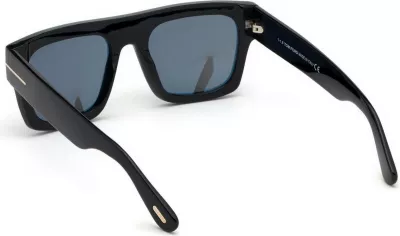 Syze dielli Tom Ford Fausto FT0711 01A, të zeza [Ngjyra: 53]