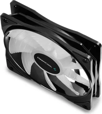 Ventilator për Kasë DeepCool RF120-3in1, 12 cm,, 3 copë, e zezë