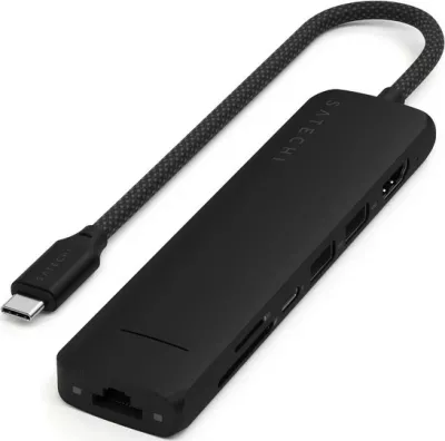 Adapter Satechi 7w1 ST-P7S, USB-C, i zi