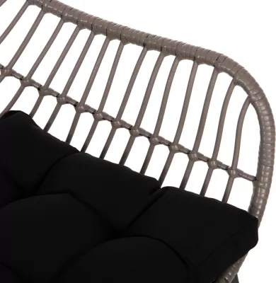 Karrige metalike FH5300.10 gri mocha mat me thurje 60x56x84cm