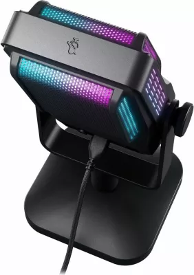 Mikrofon tavoline Cherry Ngale R, USB, 24 bit, 96 kHz, RGB, i zi