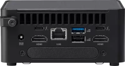 Kompjuter mini ASUS NUC 14 Pro RNUC14RVHI300002I, Intel Core 3 100U, pa RAM/pa SSD/pa OS, 2x HDMI, 2x Thunderbolt 4, 2.5GbE, i zi