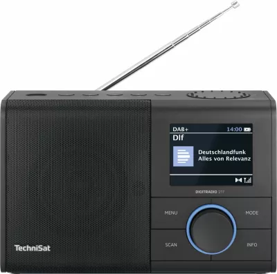Radio digjitale TechniSat DigitRadio 217, e zezë