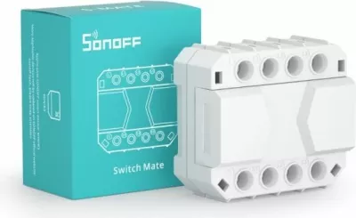 Switch smart SONOFF S-MATE (addon për MINI R3), e bardhë