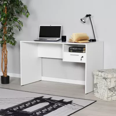 Tavolinë studimi Hanah Home, e bardhë, Cms-510-Dd-1