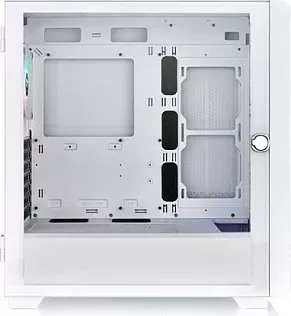 Kasë Thermaltake S250 TG ARGB Snow White, Midi Tower, xham i temperuar, ARGB, e bardhë