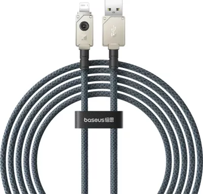 Kabllo USB Baseus Unbreakable, 2 m, 5V-2.4A, E zezë