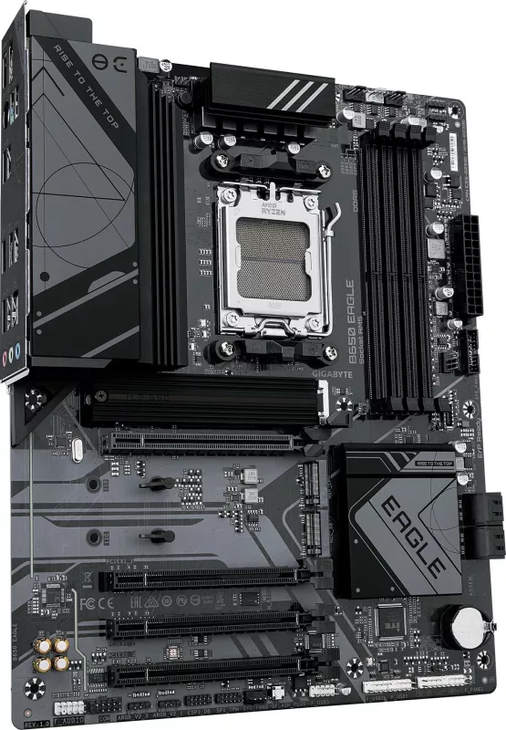 Pllakë amë Gigabyte B650 EAGLE, Socket AM5, DDR5, PCIe 5.0, e zezë thumbnail 3