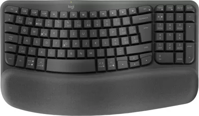 Set tastierë + Maus Logitech Wave Keys and Lift Combo, wireless 2.4GHz/Bluetooth, US INT'L, 4000 dpi, Graphite