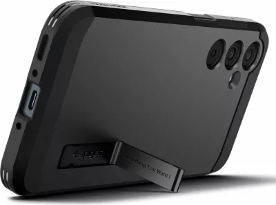 Mbështjellës Spigen Tough Armor për Samsung Galaxy A35 5G, i zi