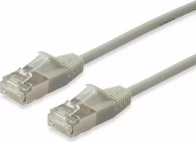 Kabllo rrjeti Equip Cat6a F/FTP Slim 15m bezhë