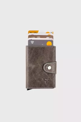 Portofol unisex Zoozie Bags, Bern, ngjyrë gri