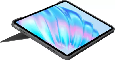 Mbështjellës me tastierë Logitech Combo Touch, QWERTZ, Trackpad, iPad Air 11-inch, Gri