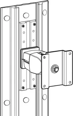 Komplet mbajtëse Ergotron Track Mount, alumini