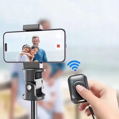 Selfie stick me tripod Tech-Protect L03S, me telekomandë Bluetooth, 148cm, Bardhë
