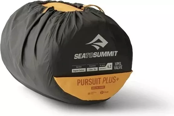 Dyshek i fryrë Sea to Summit Pursuit Plus Regular, poliester, verdhë