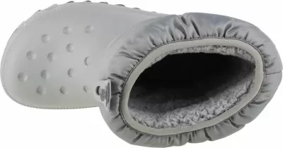 Çizme për fëmijë Crocs Classic Neo Puff, gri [Madhësia: W29 L30] [Gjinia: Fëmijë] [Gjinia: Vajza]