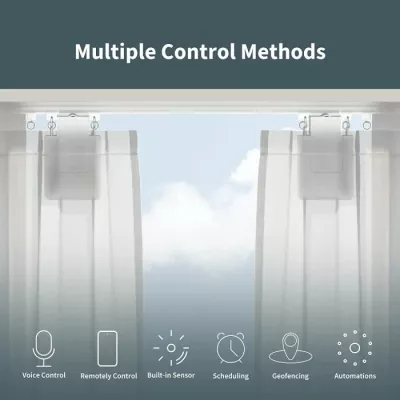 Motor për perde AQARA Curtain Driver E1 CM-M01R, Zigbee 3.0, USB-C, i bardhë, set 1 copë