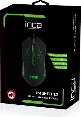 Maus gaming Inca IMG-GT12, 3200 DPI, RGB, 7 butona, i zi
