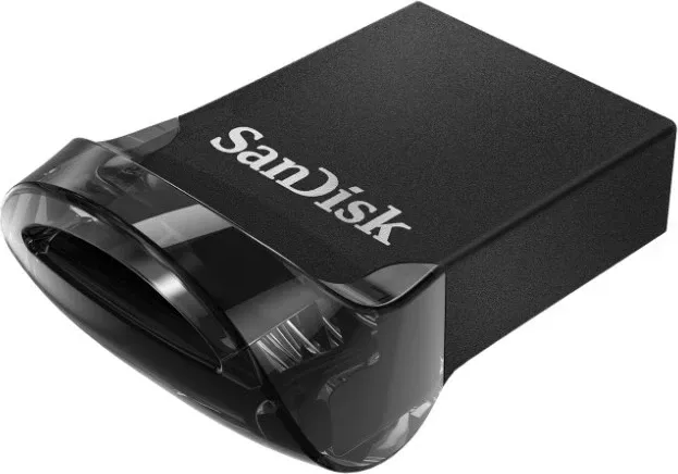 USB flash drive SanDisk Ultra Fit 32 GB, USB Type-A 3.2 Gen 1, e zezë