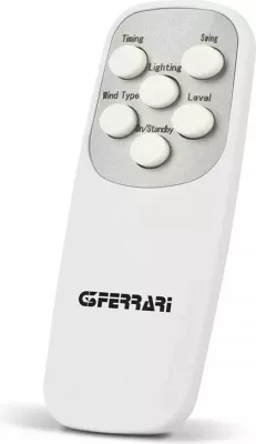 Ventilator pa fletë G3Ferrari G50051, me telekomandë, i bardhë