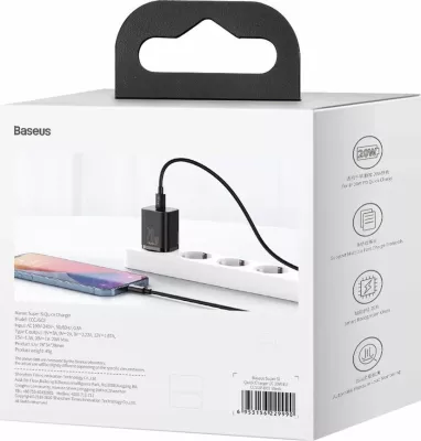 Karikues Baseus CCSUP-B01 20W 1x USB-C 3A, i zi