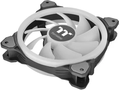 Ventilator kase Thermaltake Riing Trio 12 RGB 3 copë, 120mm, i zi