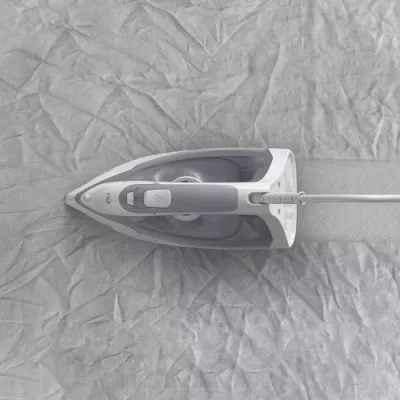 Hekur Tefal Virtuo 30 FV2C43E0 2000 W pllakë qeramike, avull dhe i thatë Gri/Bardhë