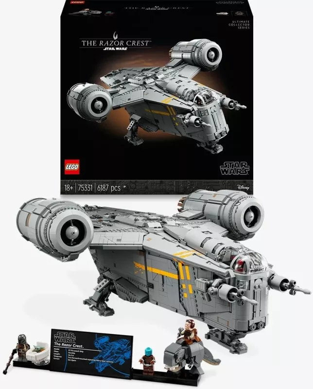 Set ndërtimi LEGO Star Wars The Razor Crest, 6187 pjesë, plastikë, shumëngjyrësh