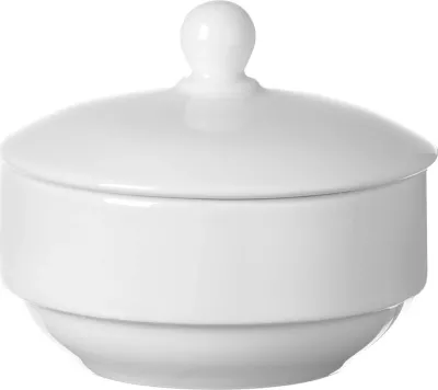 Sheqerore Fine Dine Pure Crema 200 ml, porcelan i vitrifiar, krem