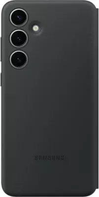 Mbështjellës Samsung Smart View Case për Galaxy S24+, wallet case, e zezë