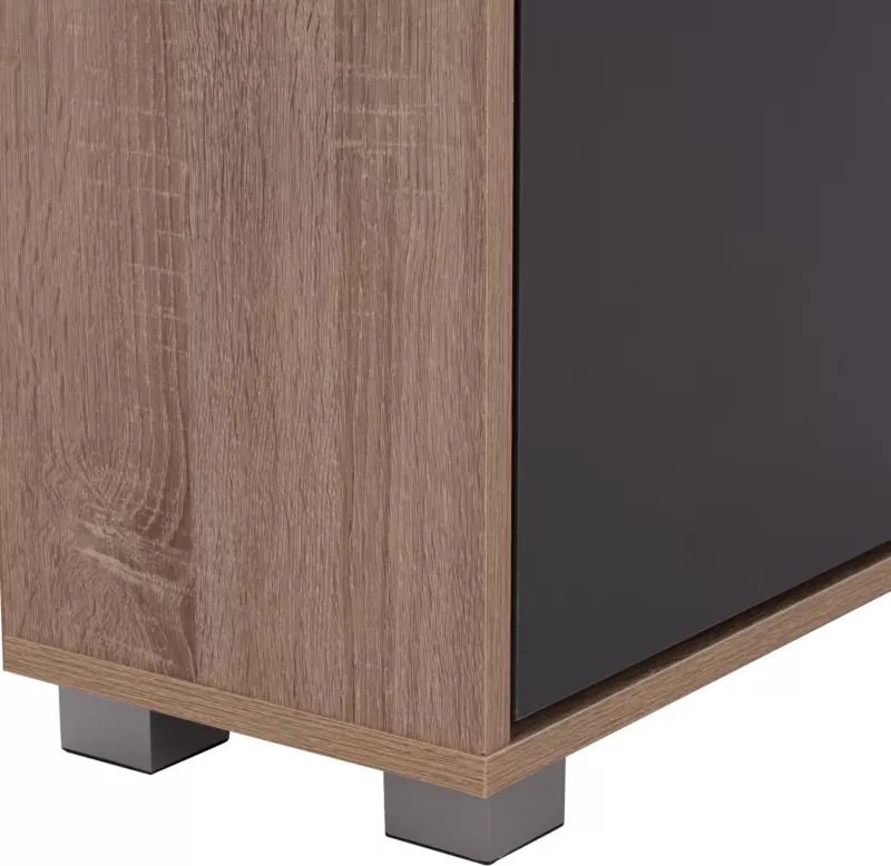 Kabinet për këpucë, druri, Davina FH2221.04, sonama-gri, 62x24x110 cm