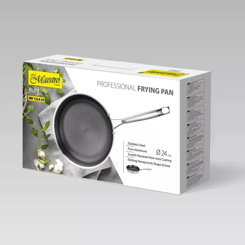 Tigan profesional Maestro MR-1224-28, 28 cm, argjend