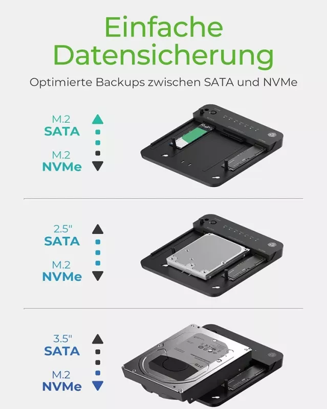 Docking station ICY BOX IB-2915MSCL-C31, klonim HDD/SSD, USB 3.2 Gen 2, i zi
