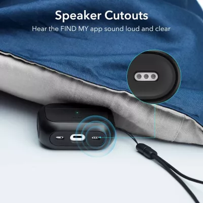 Mbështjellës ESR Orbit HaloLock me MagSafe për Apple AirPods Pro/Pro 2, i zi