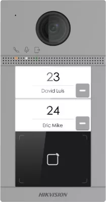 Interkom dere Hikvision DS-KV8213-WME1(C), 2MP, IP65, Gri