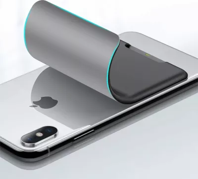 Mbështjellës për karta Baseus ACKD-B0G për celular, silikoni, Gri