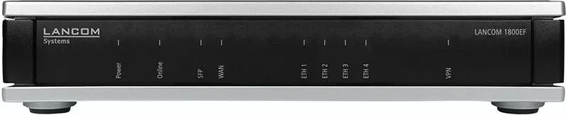 Router LANCOM 1800EF, 4 porta LAN, SFP, VPN, i zi/argjendtë