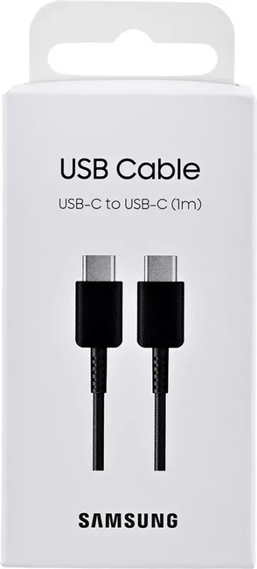 Kabllo USB-C në USB-C Samsung EP-DA705, 1m, e zezë