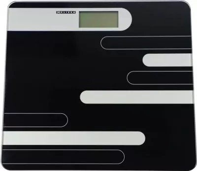 Libra elektronike Melissa 16690073, ekran LCD, xham, ngjyrë e zezë