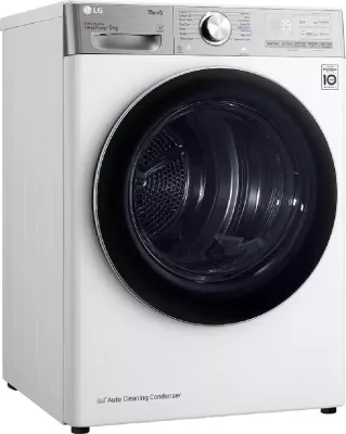 Tharëse rrobash LG RH90V9AV2QR 9 kg Dual Inverter Heat Pump A+++ Wi‑Fi e bardhë