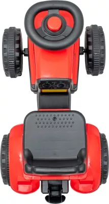 Traktor lodër me rimorkio, Baby Mix Benny, 25 kg ngarkesë, 89×32×35.5 cm, vegla të përfshira, e kuqe