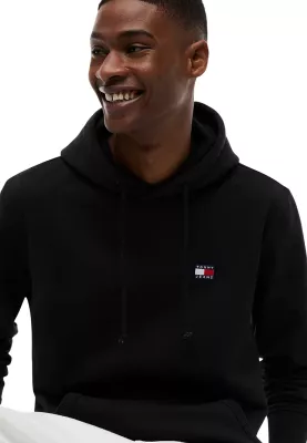 Duks me kapuç Tommy Hilfiger Jeans DM0DM21922 për meshkuj, i zi [Madhësia: XXL]