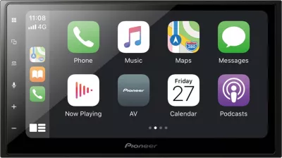 Sistem multimedial Pioneer SPH-DA250DAB, 6.8 inç, Bluetooth, Apple CarPlay, Android Auto, i zi