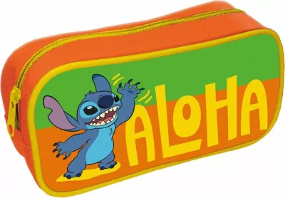 Penal Pyramid International Lilo & Stitch Rectangle, me zinxhir, Aloha, gjelbër/portokalli