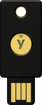 USB çelës sigurie Yubico YubiKey 5 NFC FIPS, NFC, e zezë