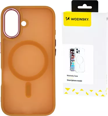 Mbështjellës Wozinsky Fashion Case MagSafe për Samsung Galaxy S25 Ultra, portokalli