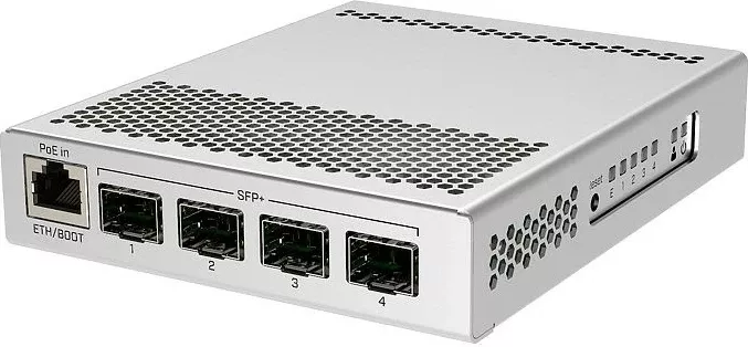 Switch MikroTik CRS305-1G-4S+IN, Managed, Gigabit Ethernet (10/100/1000), PoE, Bardhë
