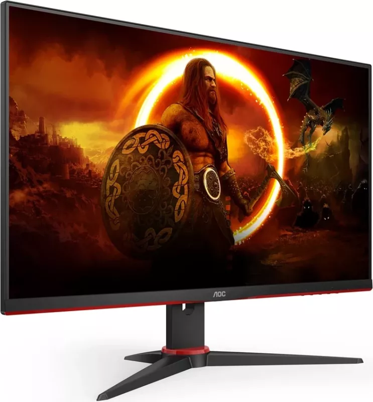 Monitor AOC G2 24G2SPAE, 23.8'', Full HD, 165Hz, i kuq/ zi